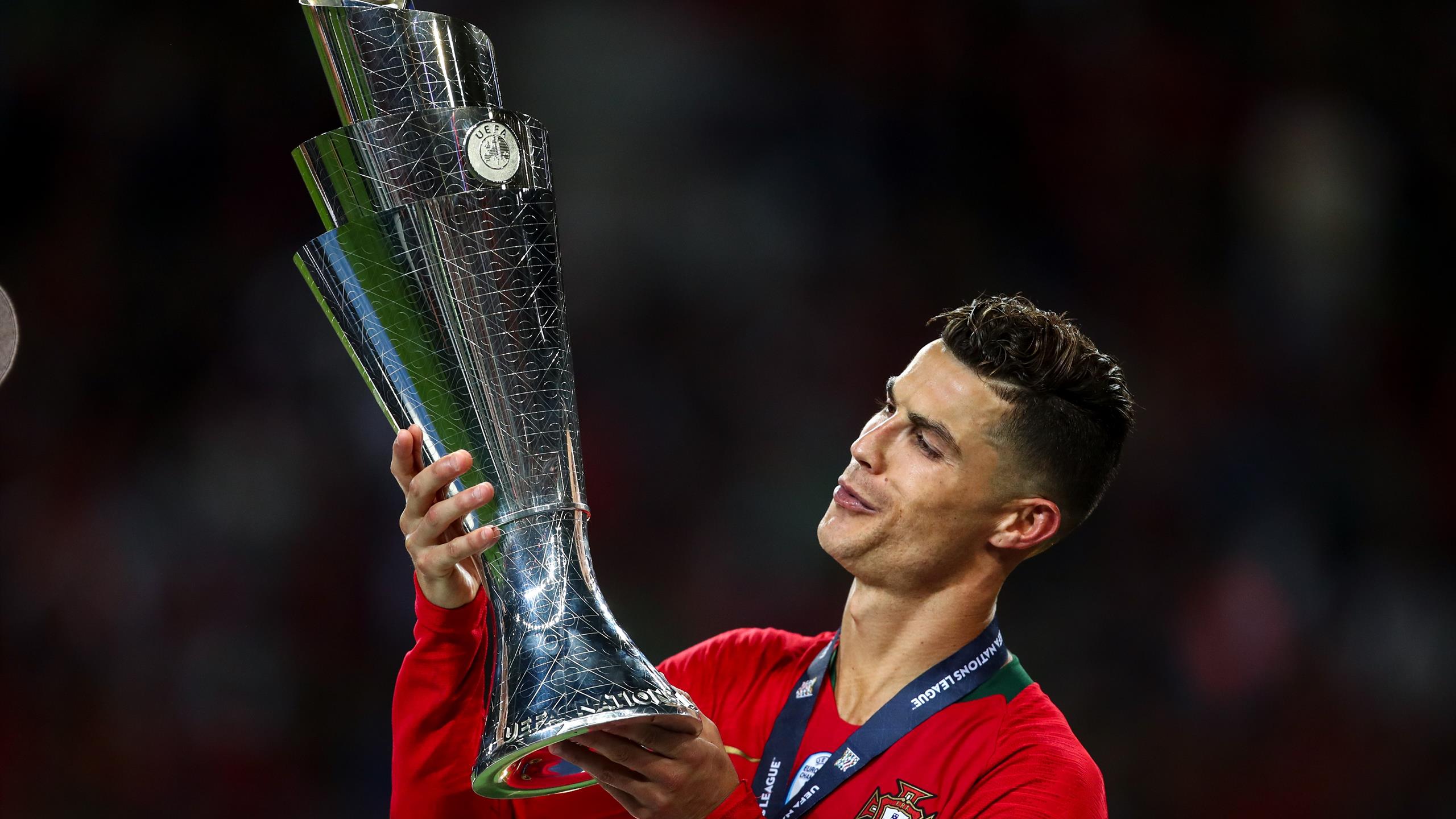 2560x1440 Ronaldo Nations League Wallpaper