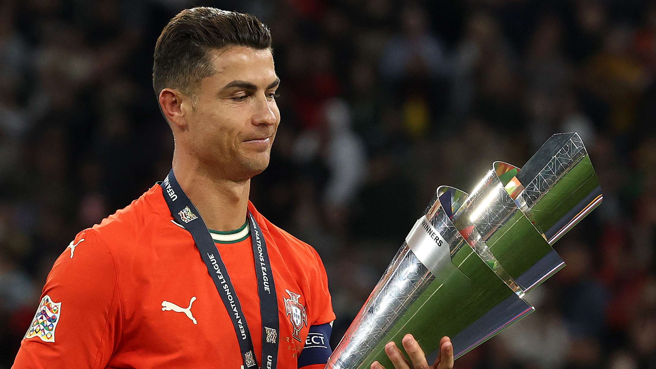 2144x1206 Portugal UEFA Nations League Champions 2025 Wallpaper