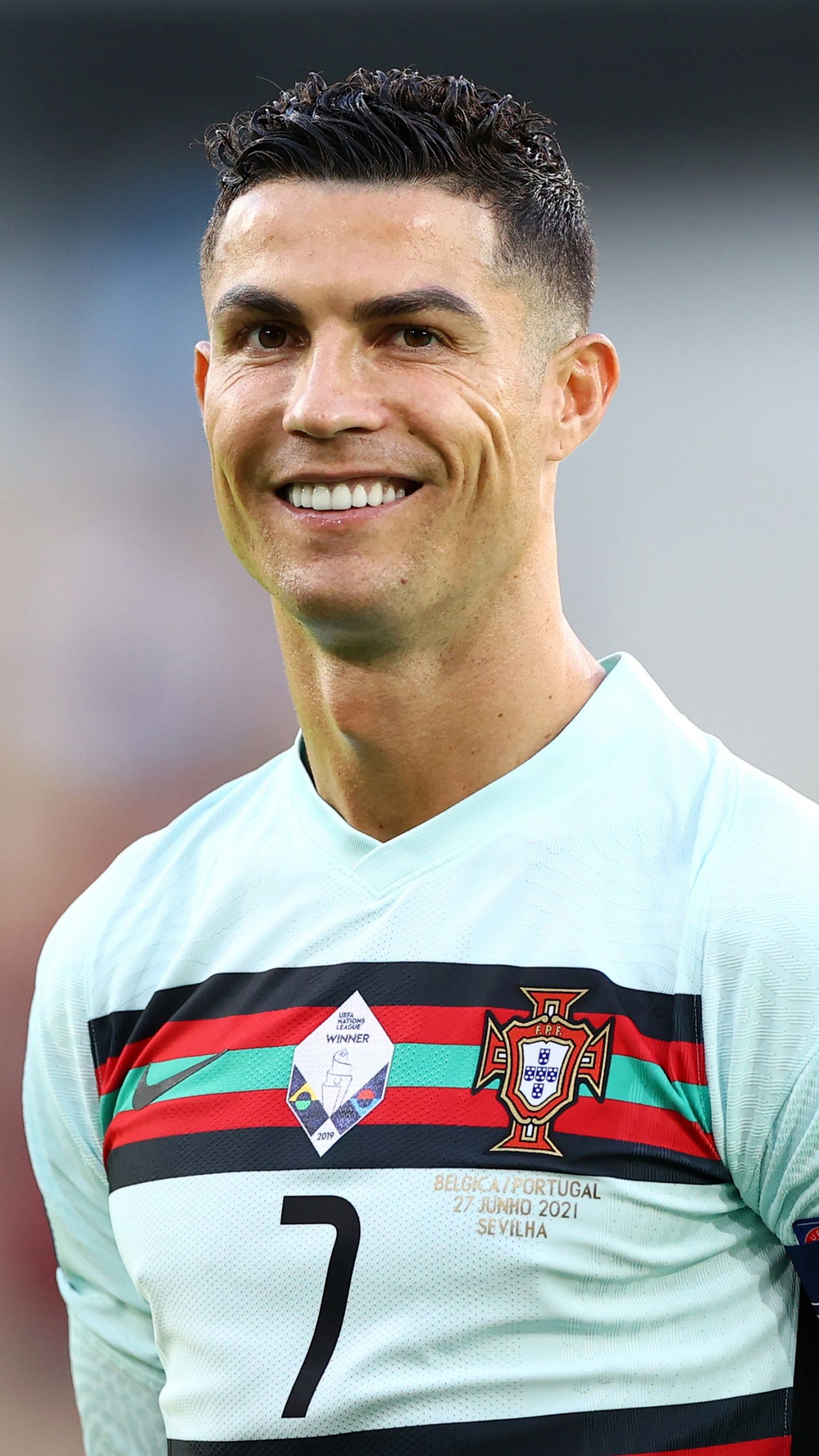 1440x2560 Cristiano Ronaldo Wallpaper 4K, Smiling, 5K