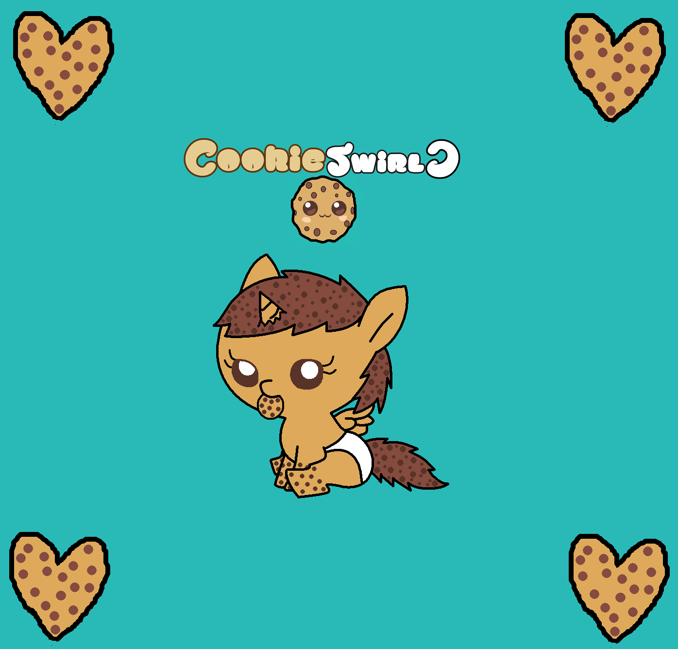 1396x1336 cookie swirl C as a baby pony