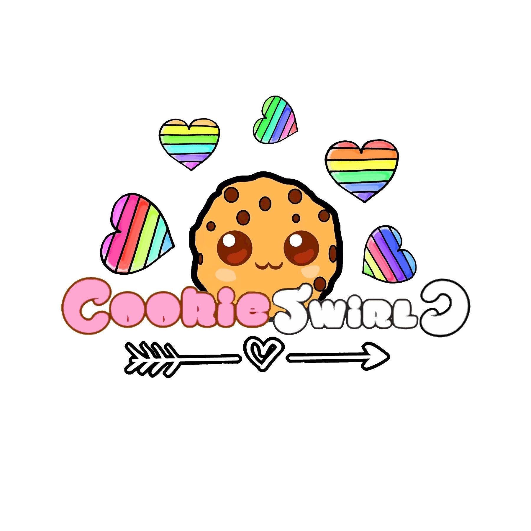 1800x1800 Cookie Swirl PNG, Kawaii Cookie Designs (digital Download)