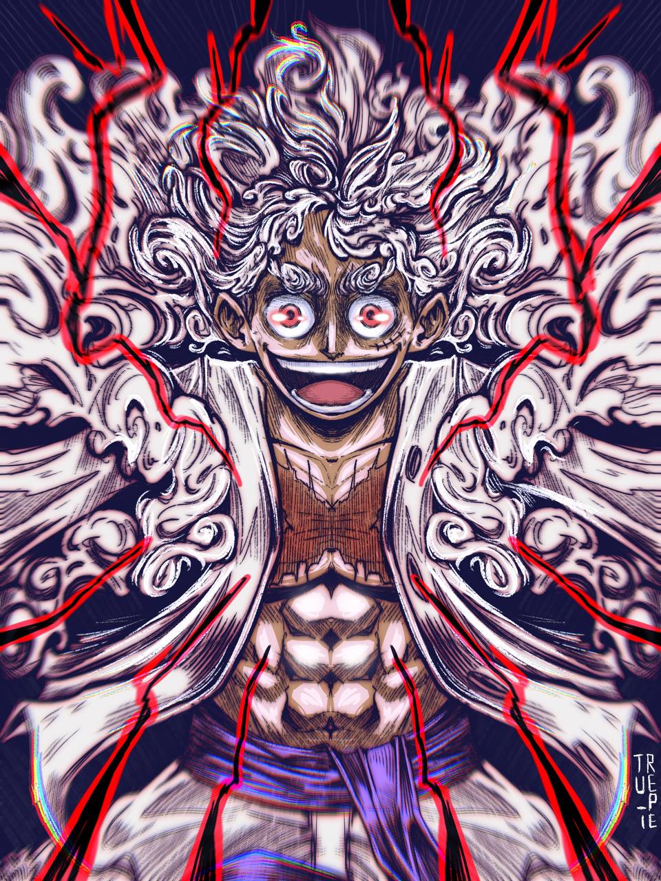 960x1280 Peak gear fifth luffy fanart done