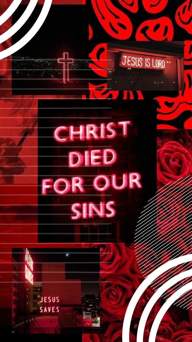 736x1308 Red Christian Aesthetic Wallpaper
