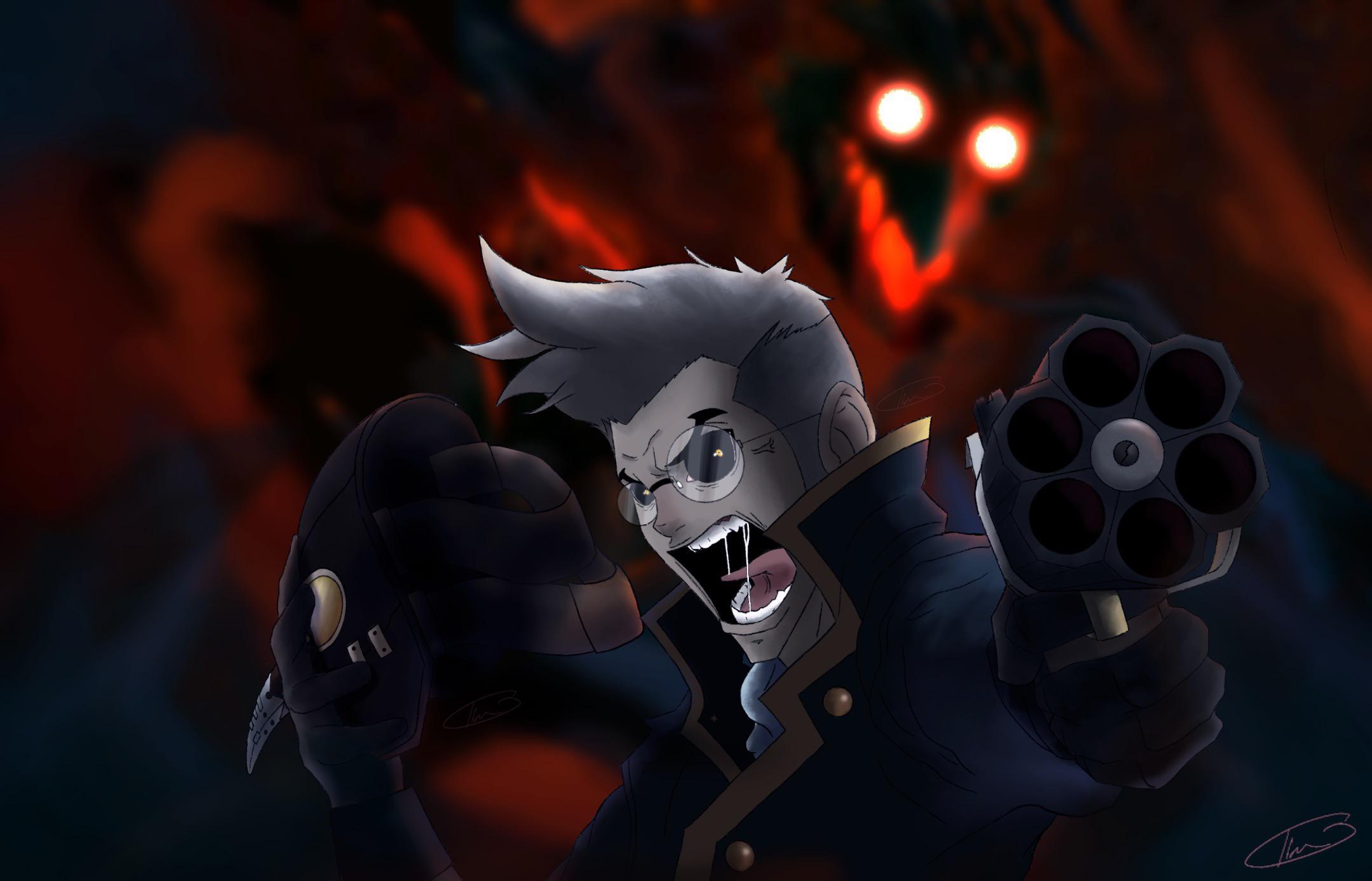 2160x1388 LOVM S1 Percival de Rolo art done by me! (Had to repost cause I made an oopsie. Also included my initial sketch)