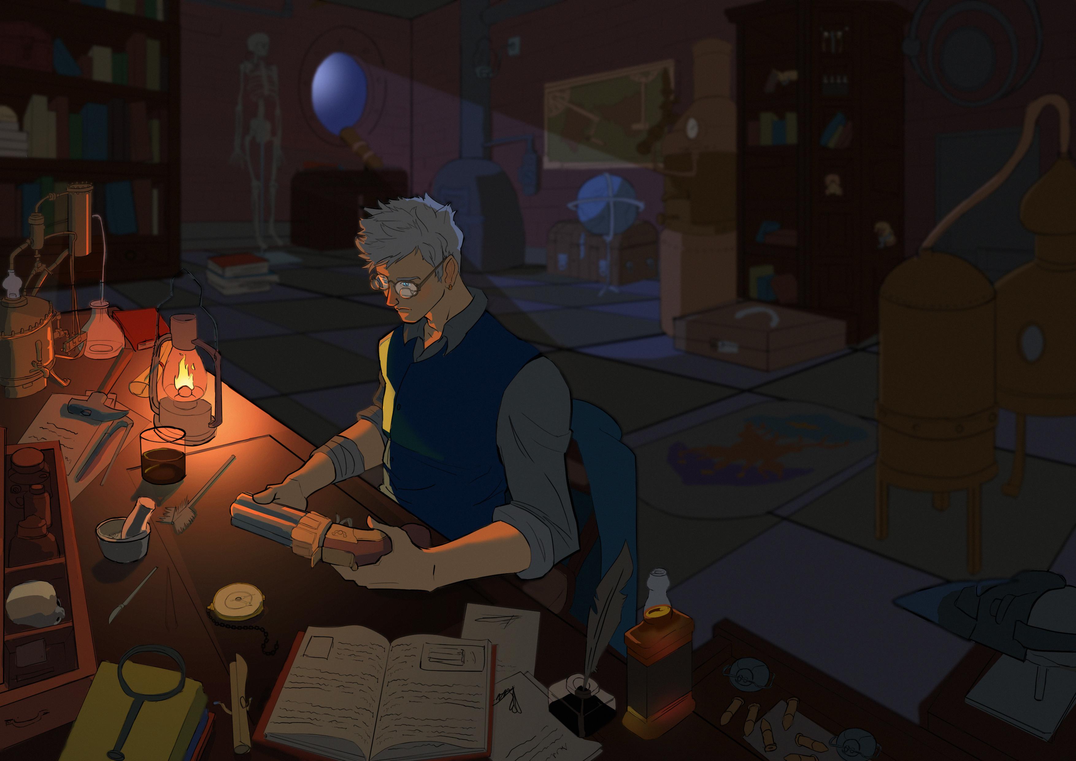3508x2480 No spoilers Artwork of Percy workshop