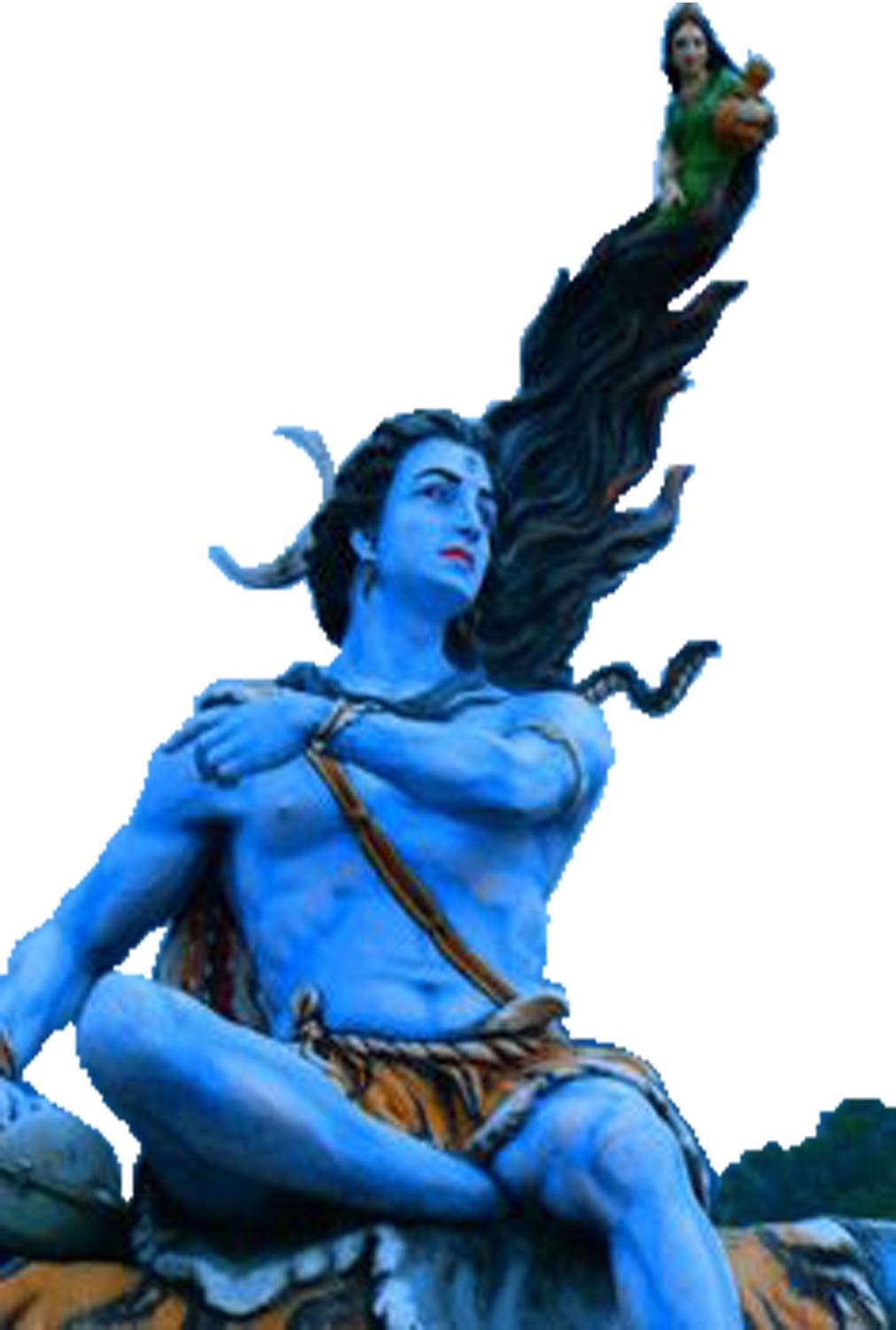 1011x1500 Sahaj Décor 41 cm Rudra Roop Shiva With Ganga ji Magnetic Sticker Price in India Sahaj Décor 41 cm Rudra Roop Shiva With Ganga ji Magnetic Sticker online at