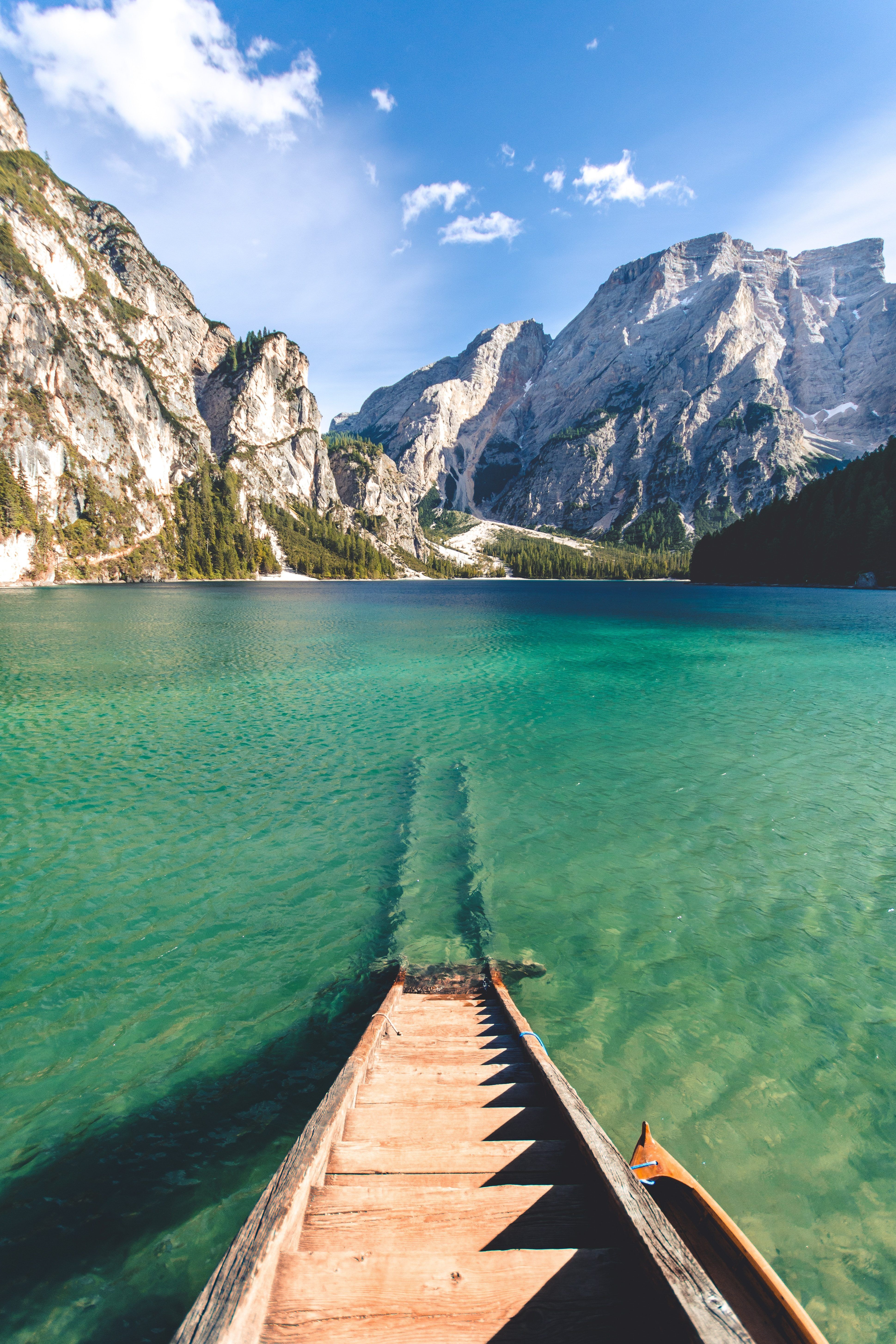 3877x5816 Mountain Lake Sky iPhone Wallpaper