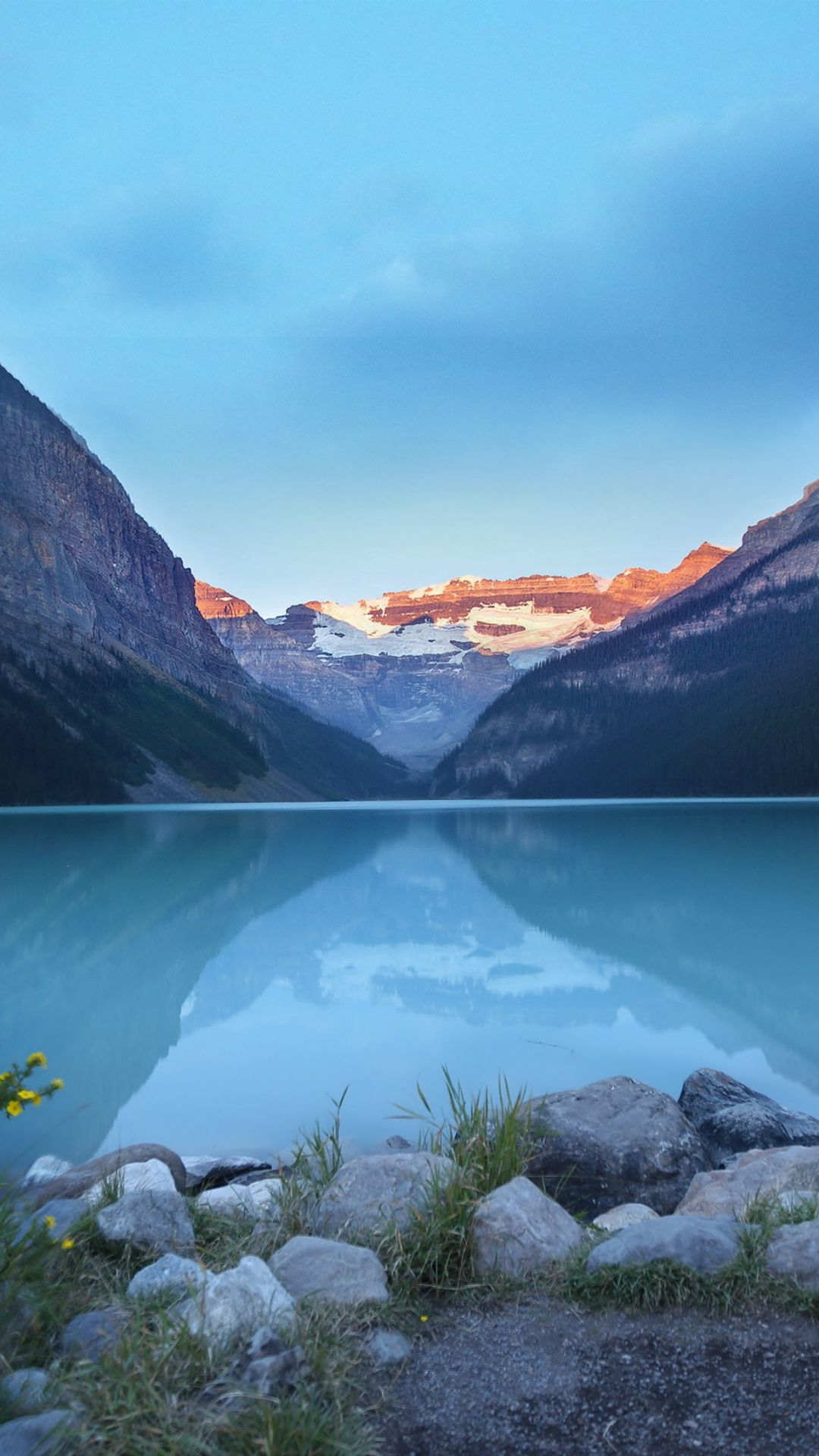 1080x1920 Mountain, Lake, Sky iPhone Wallpaper