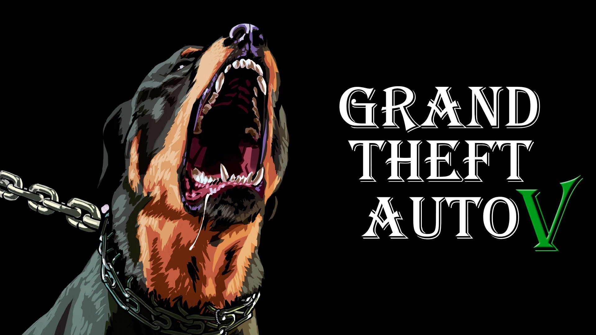 1920x1080 Wallpaper the game, gta, Grand Theft Auto, GTA V, gta gta Grand Theft Auto Chop for mobile and desktop, section игры, resolution 1920x1080
