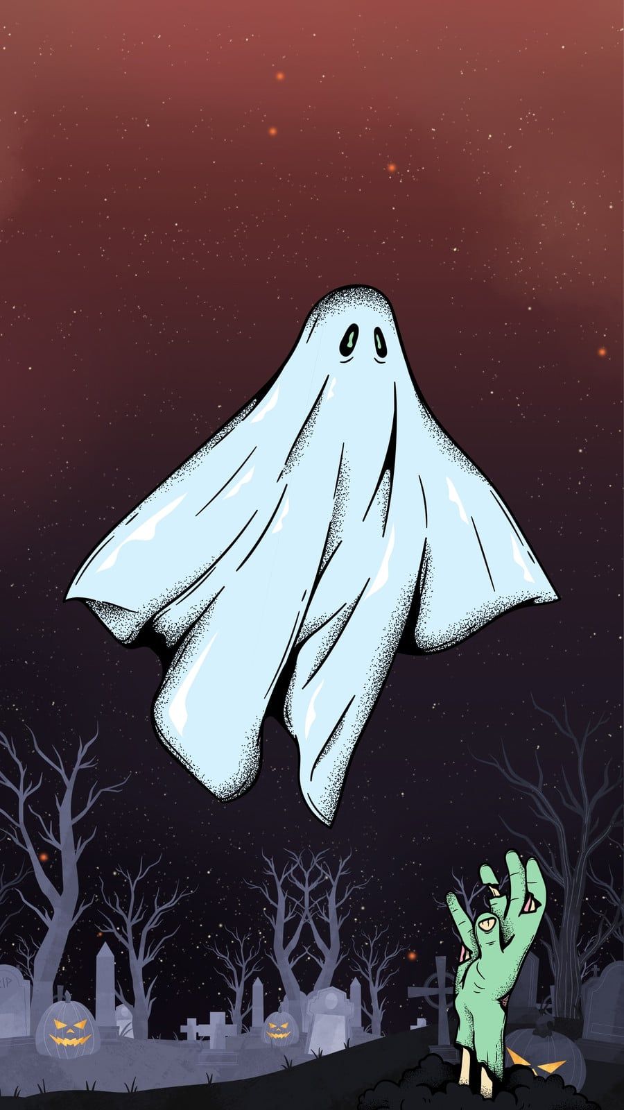 900x1600 Free and customizable ghost wallpaper templates