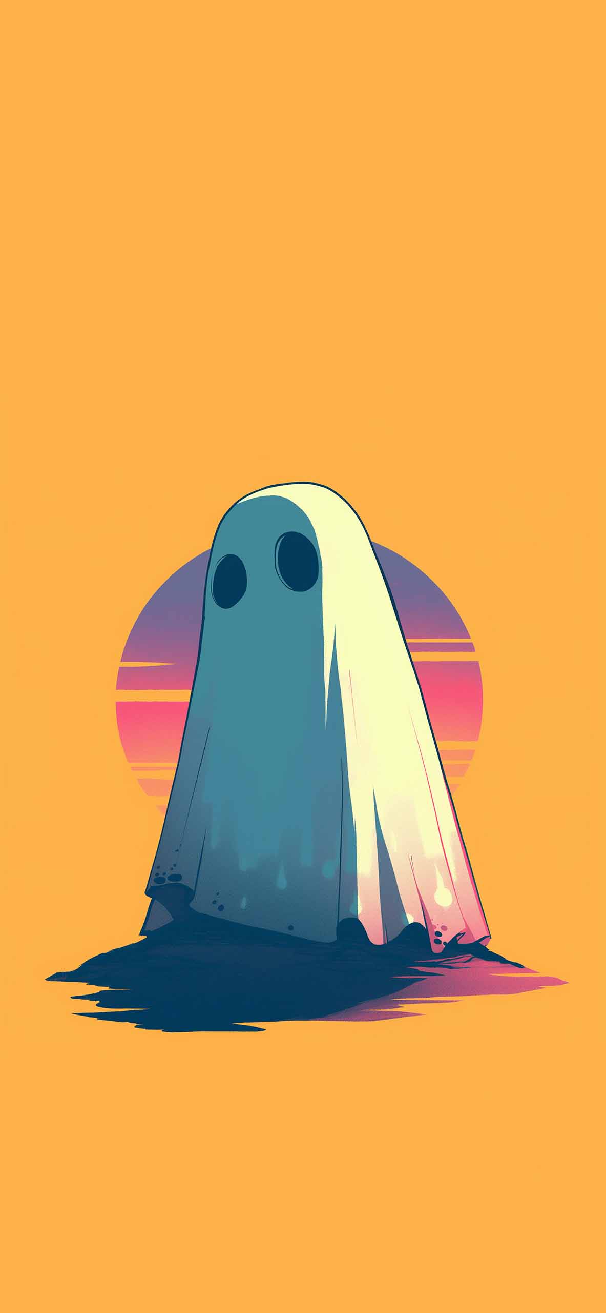 1183x2560 Ghost Aesthetic Wallpaper