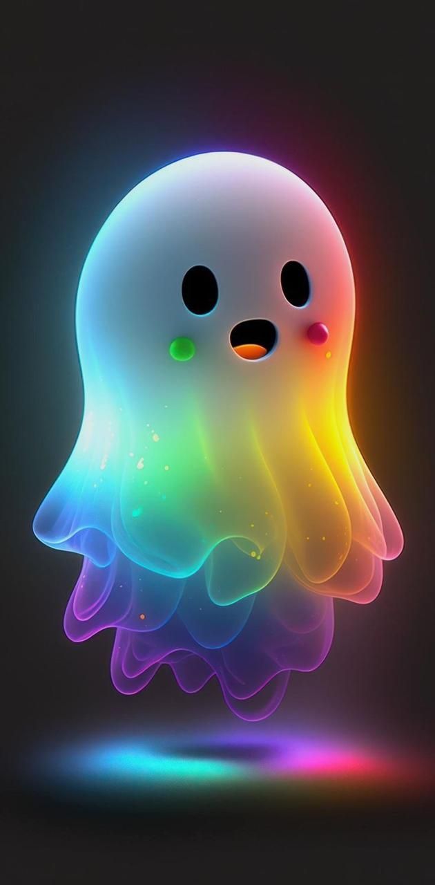 630x1280 3D Ghost wallpaper