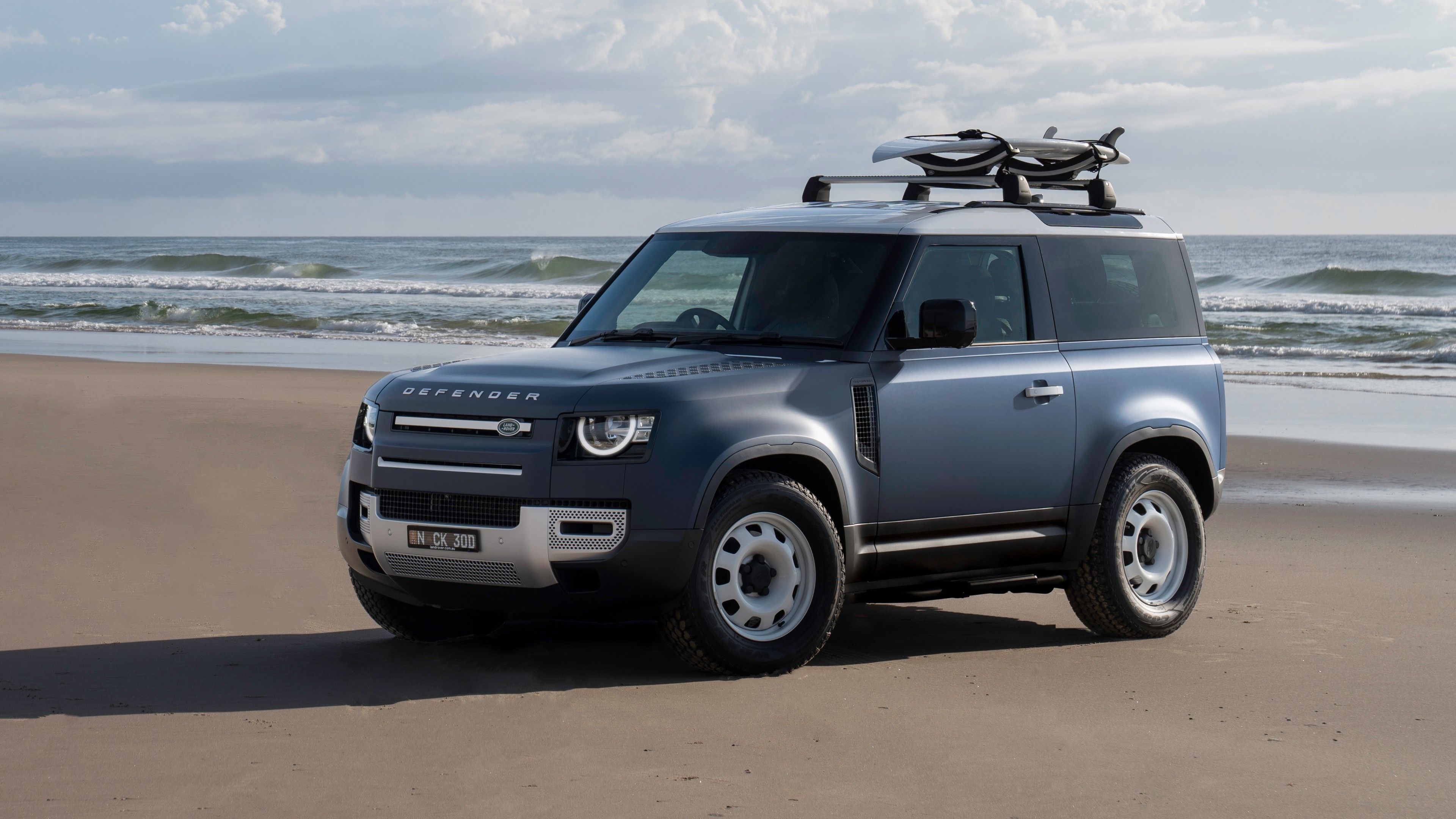3840x2160 Land Rover Defender 90 Pacific Blue Edition Wallpaper Car Wallpaper