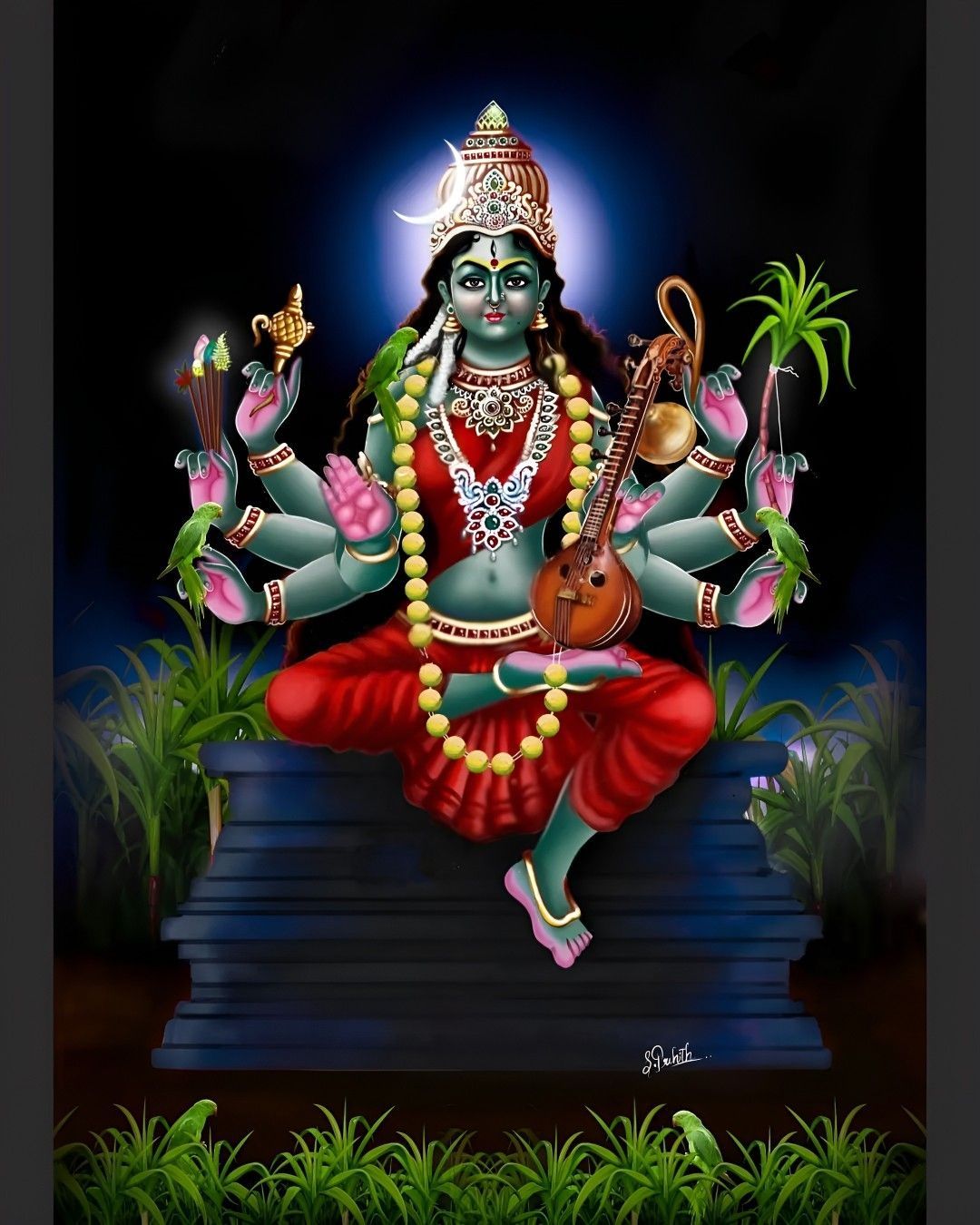 1080x1350 Maa Matangi Wallpaper