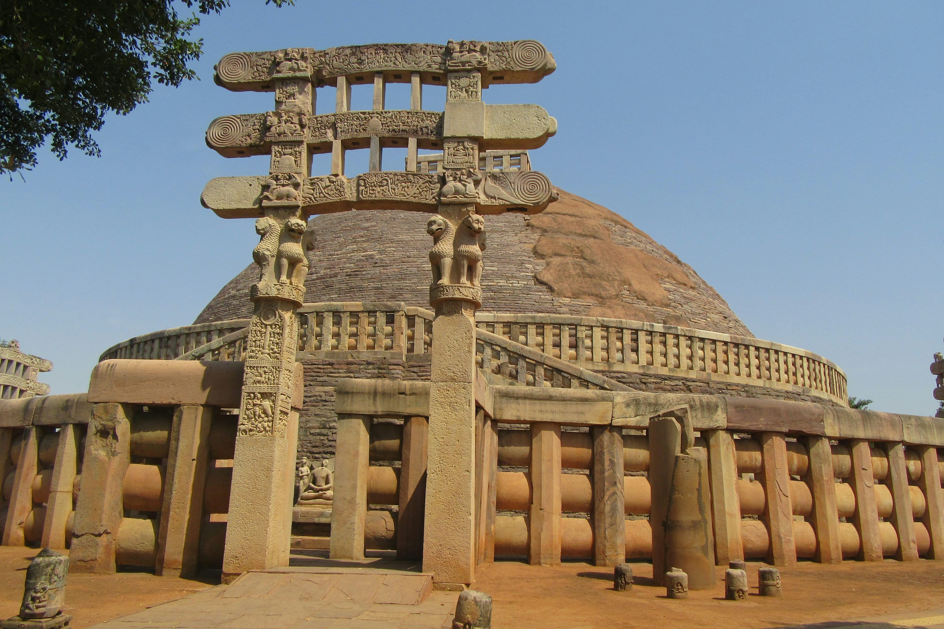 3000x2000 Sanchi Stupa Picture. Download Free Image