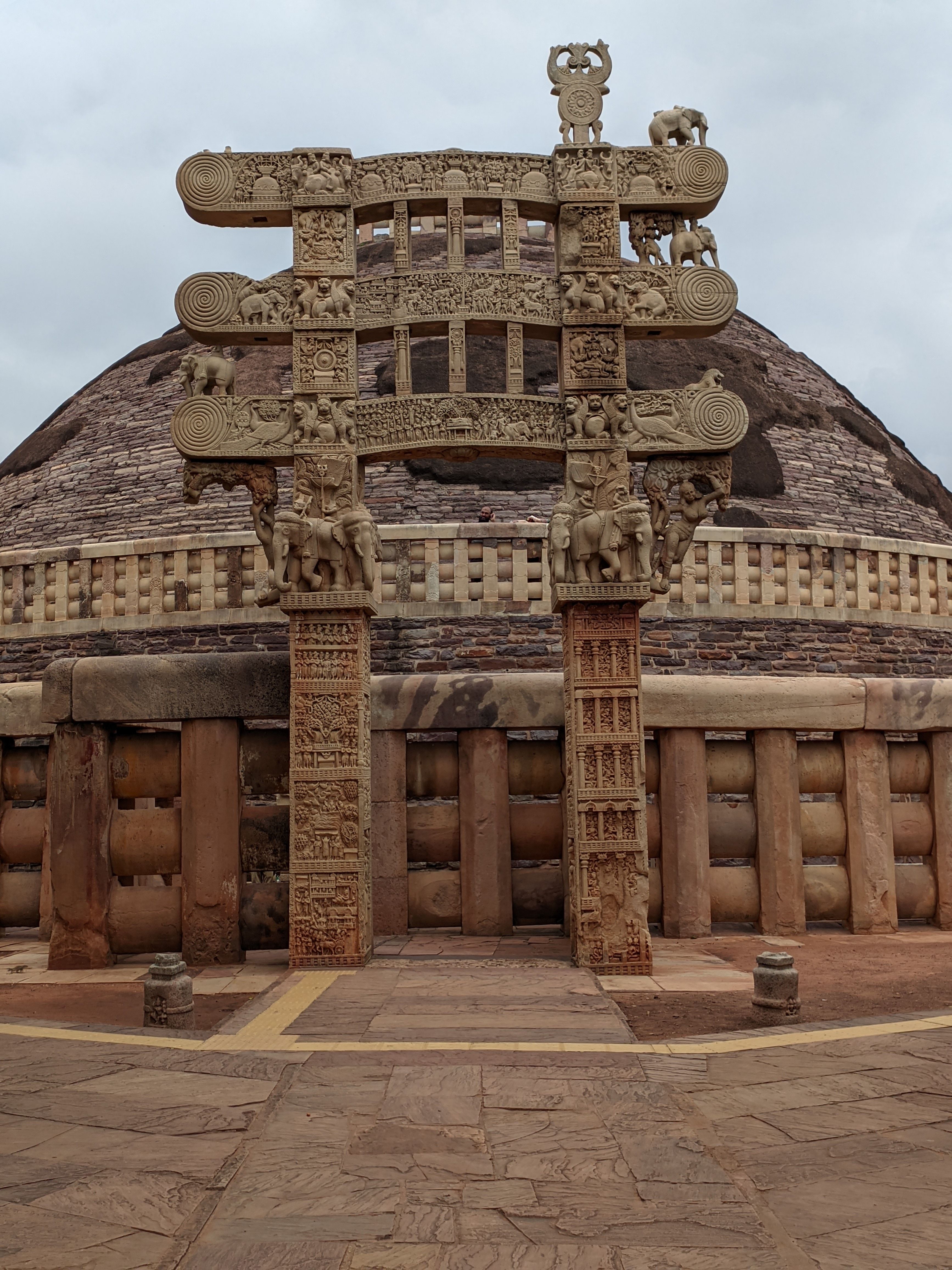 3468x4624 Sanchi Stupa with Intricate Carved Gateway · Free