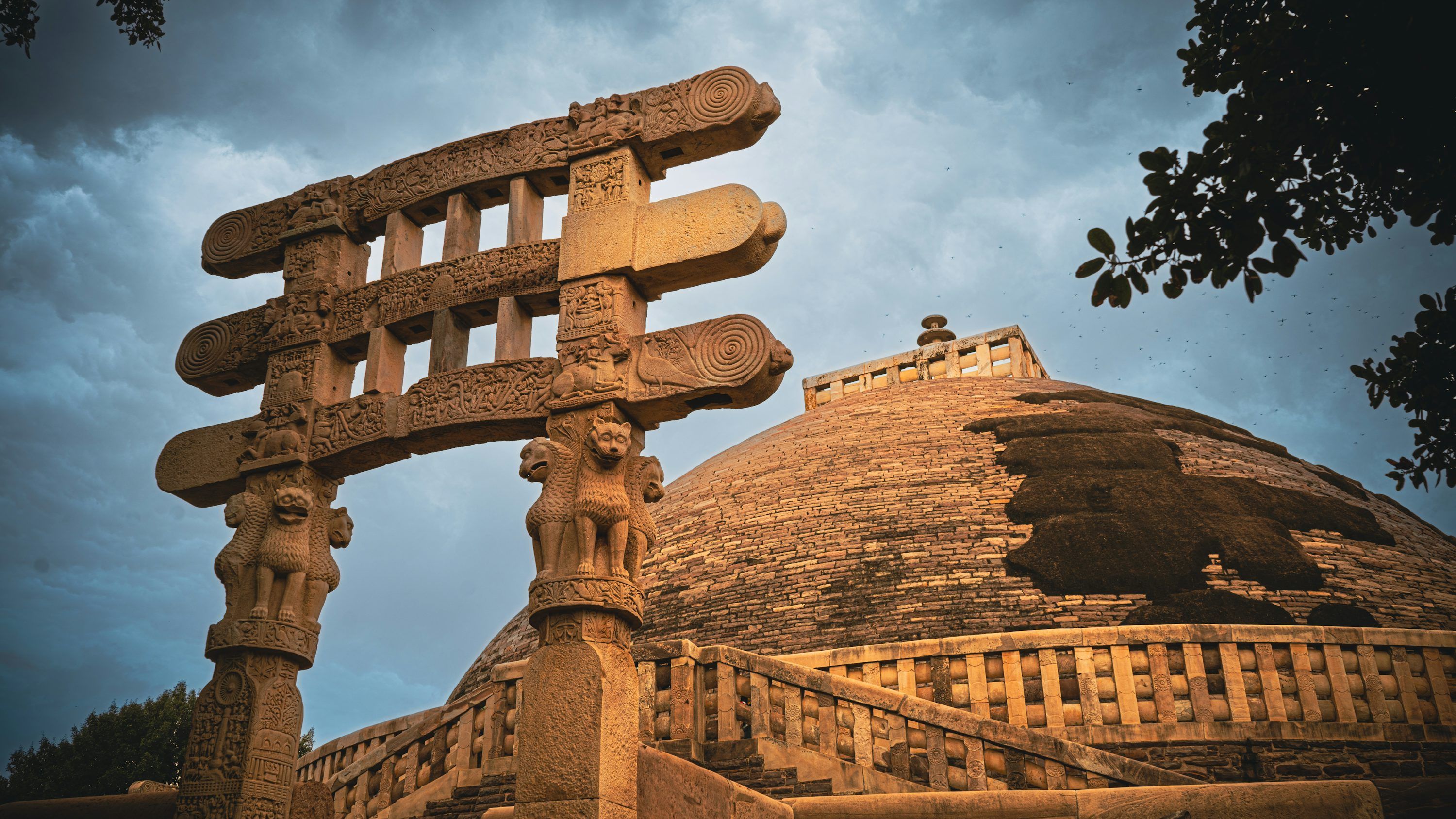 3000x1688 Sanchi Stupa Picture. Download Free Image