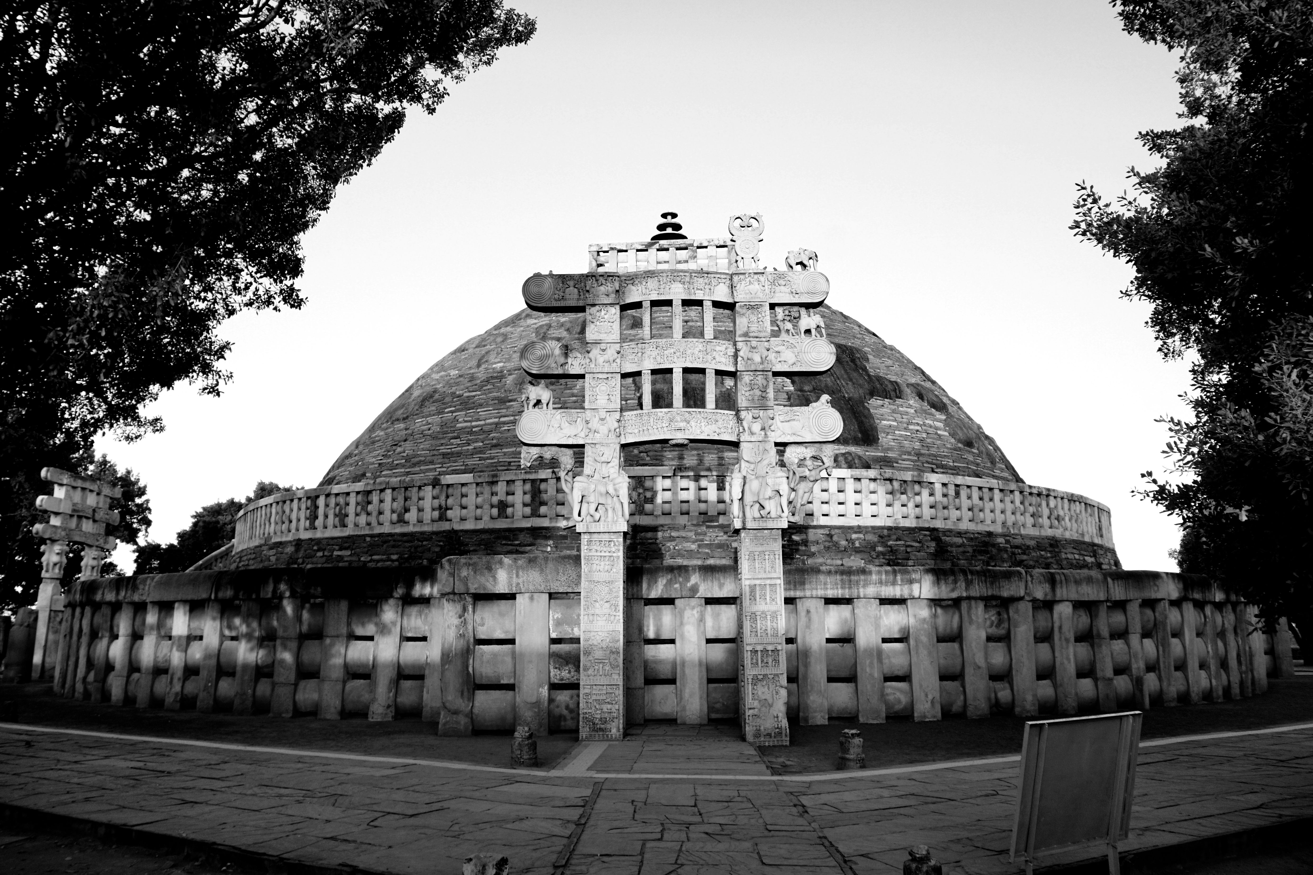 5535x3690 East Gate of Stupa no. 1 at Sanchi, Madhya Pradesh