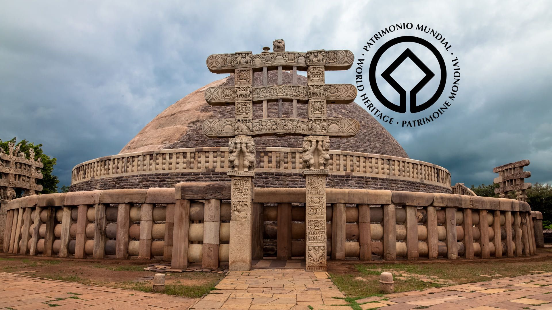 1920x1080 The Great Stupa At Sanchi • Famous Building Monument