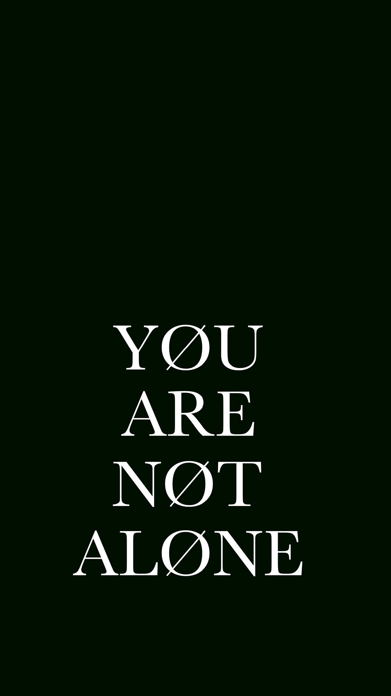 1350x2400 Download wallpaper 1350x2400 inscription, alone, motivation, inspiration iphone 8+/7+/6s+/for parallax HD background
