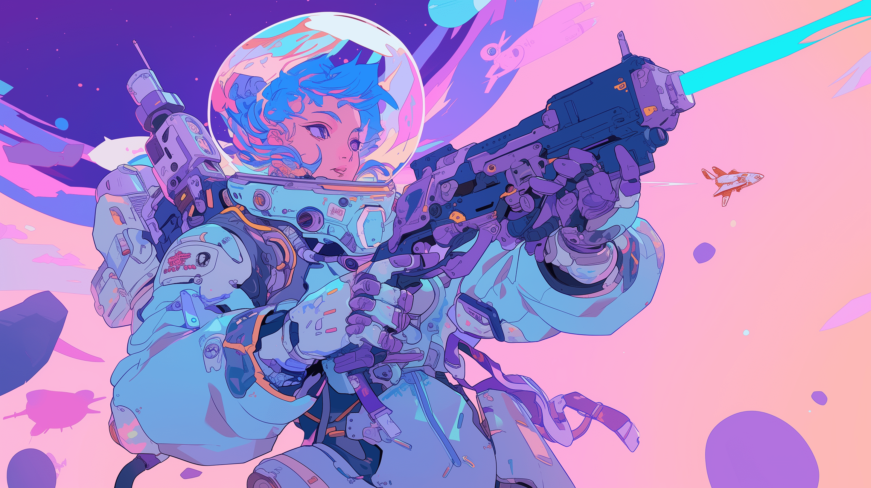 2912x1632 Saikano Sci Fi Fantasy: Futuristic Female Warrior HD Anime Wallpaperx1500