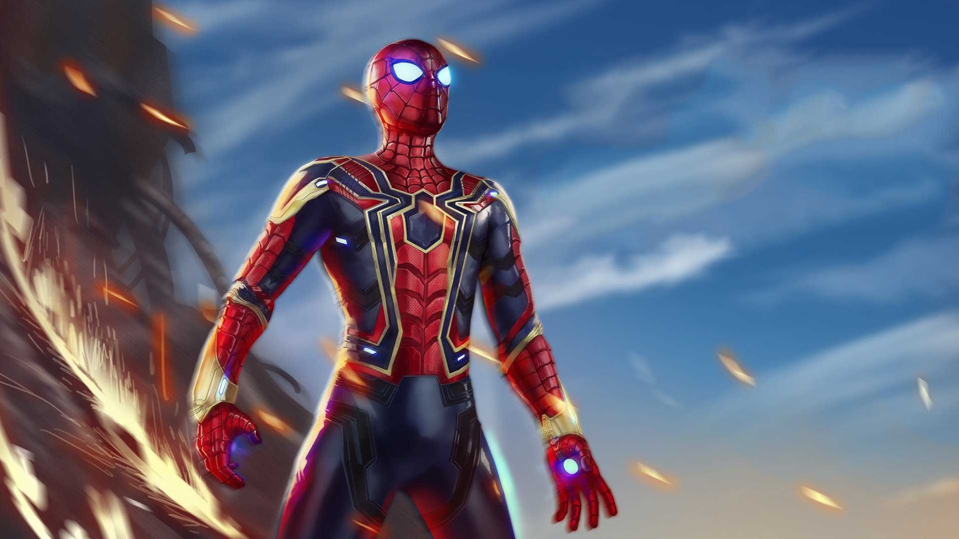 1920x1080 Iron Spiderman Avengers Infiniy War HD Wallpaper (1920x1080)