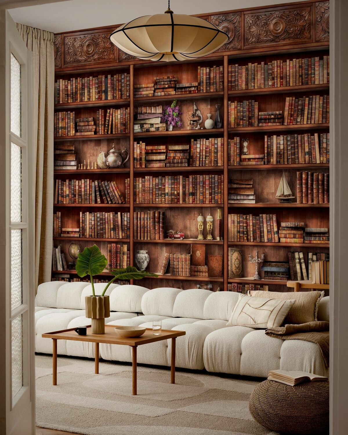 1200x1500 Vintage Bookshelf