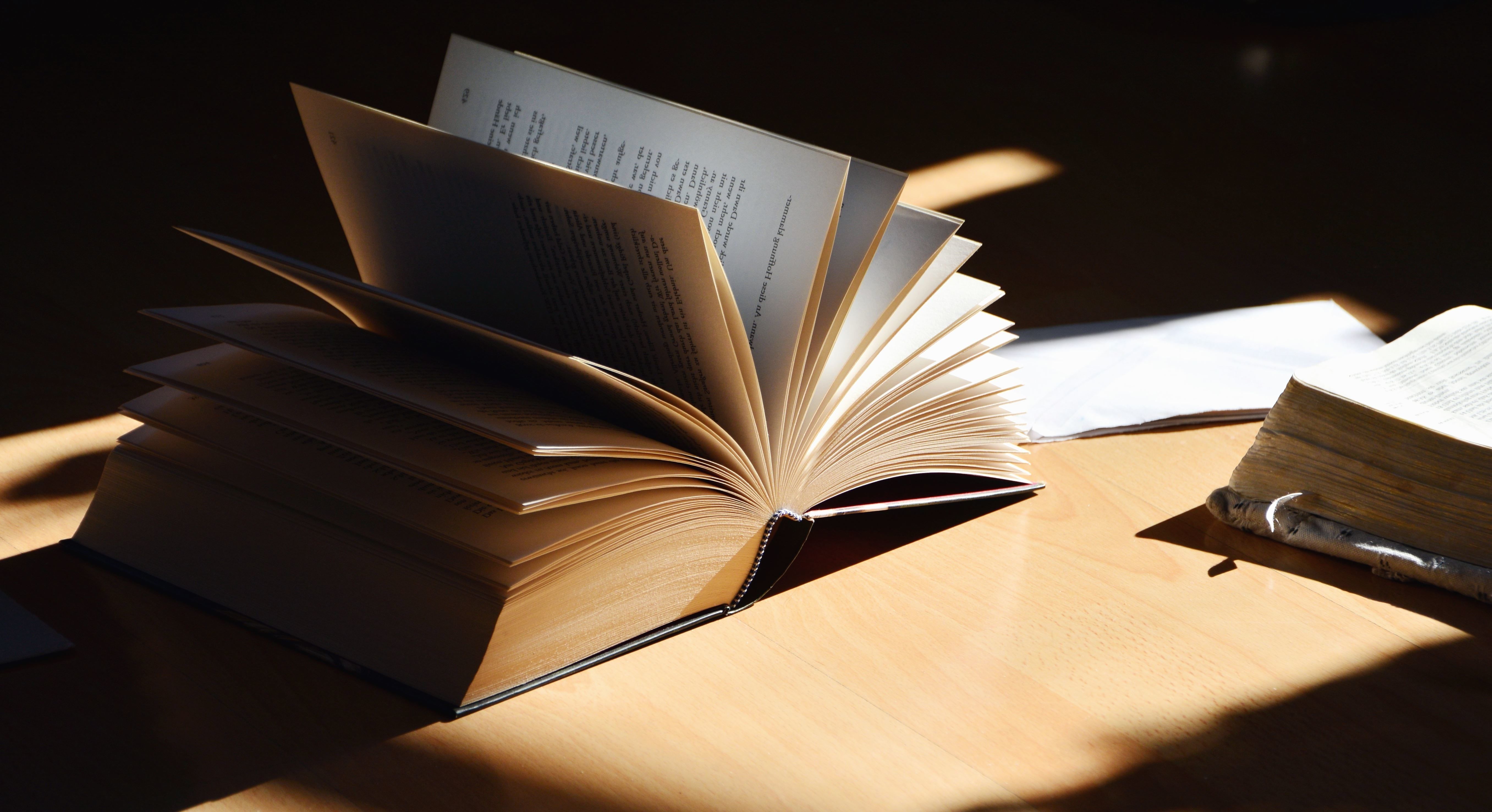 5425x2954 Free picture: daylight, table, book, learning, reading