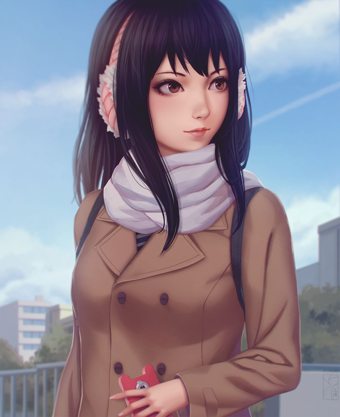 1154x1414 Kimishima Kana By Miura N315 Anime Image Board
