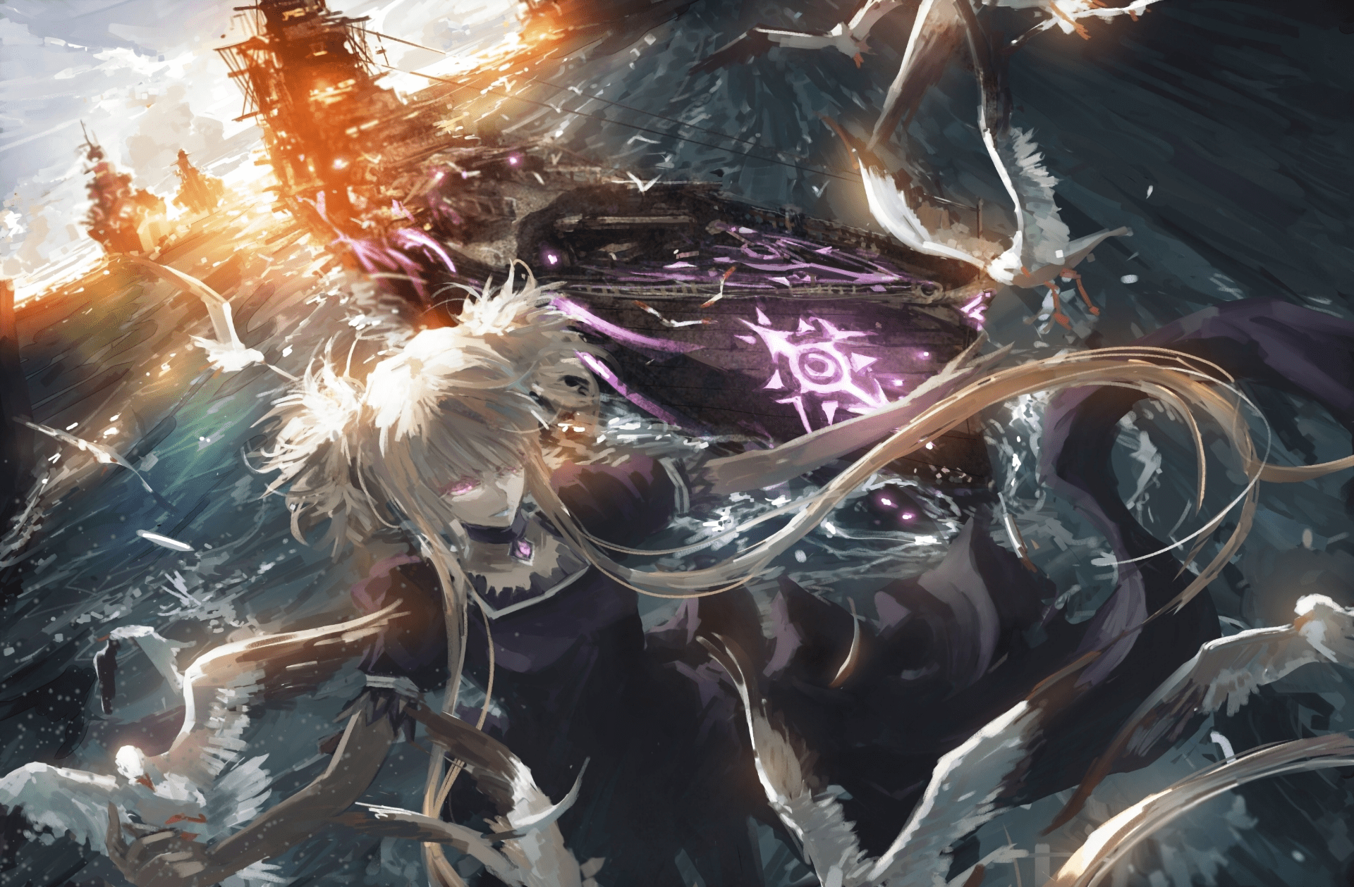 1920x1259 Kongou HD Wallpaper. Arpeggio of Blue Steel Anime Art