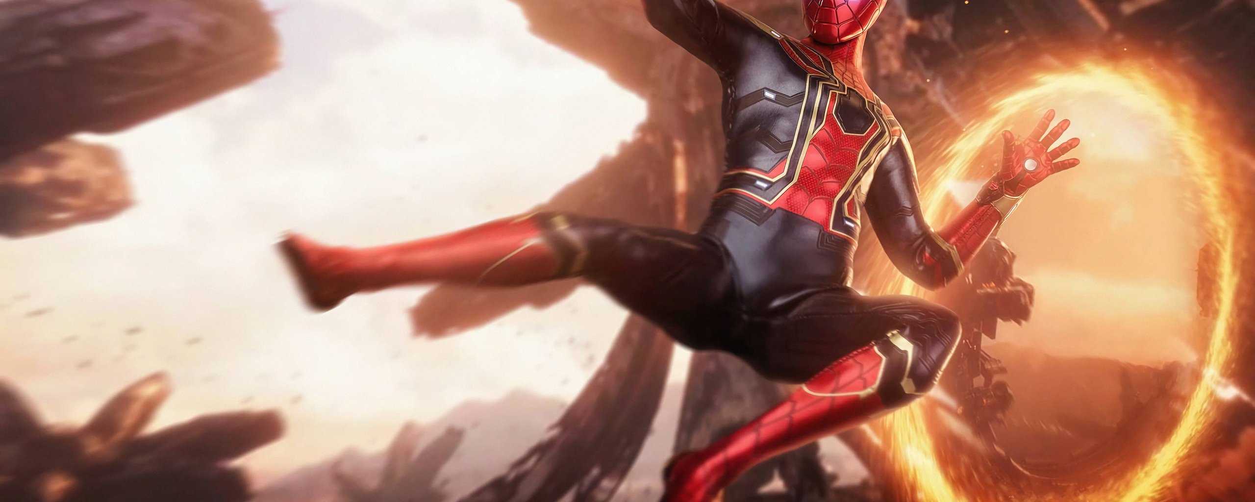 2560x1024 Spiderman Avengers Infinitywar HD Wallpaper (2560x1024)