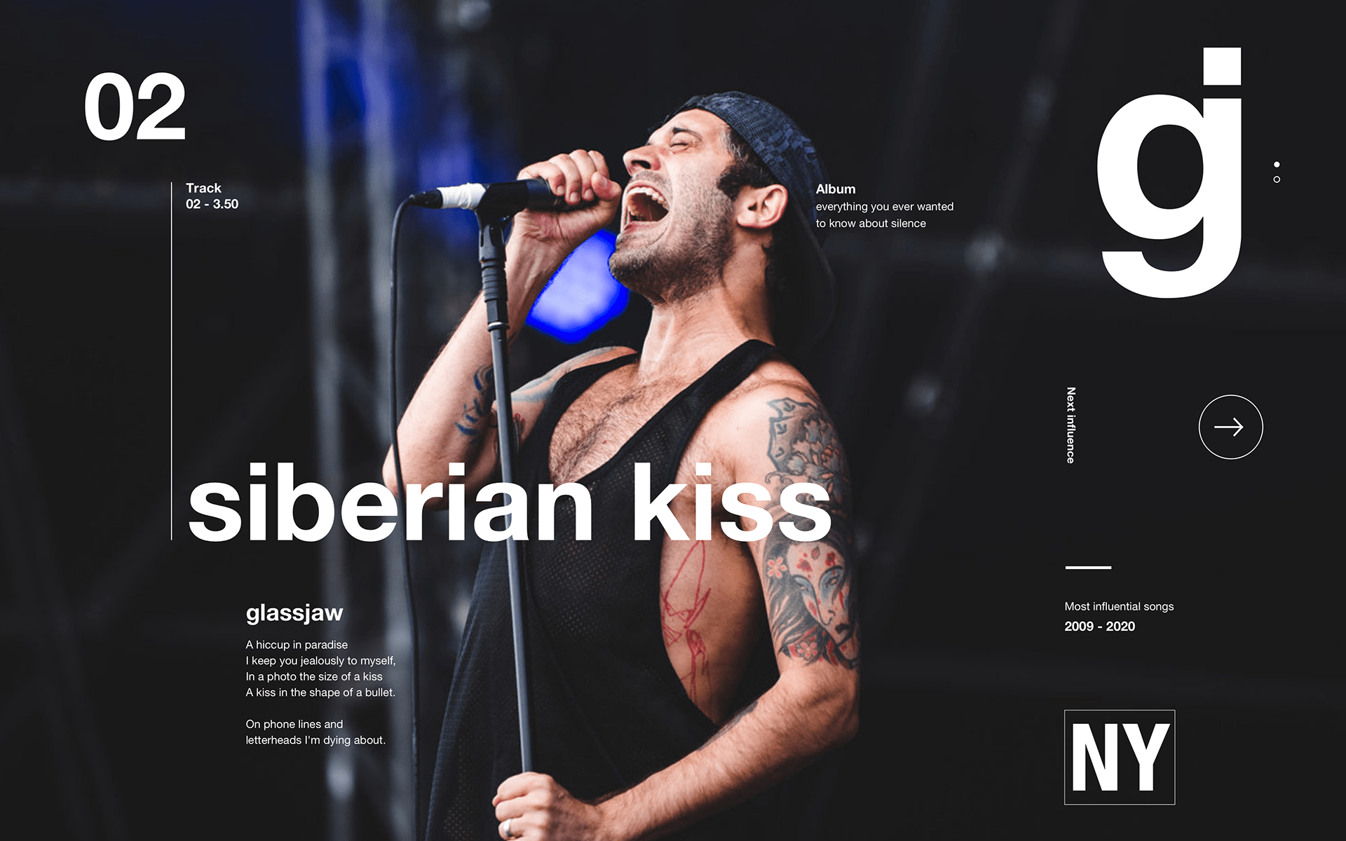 1920x1200 Siberian kiss by Glassjaw (11). Image - Behance