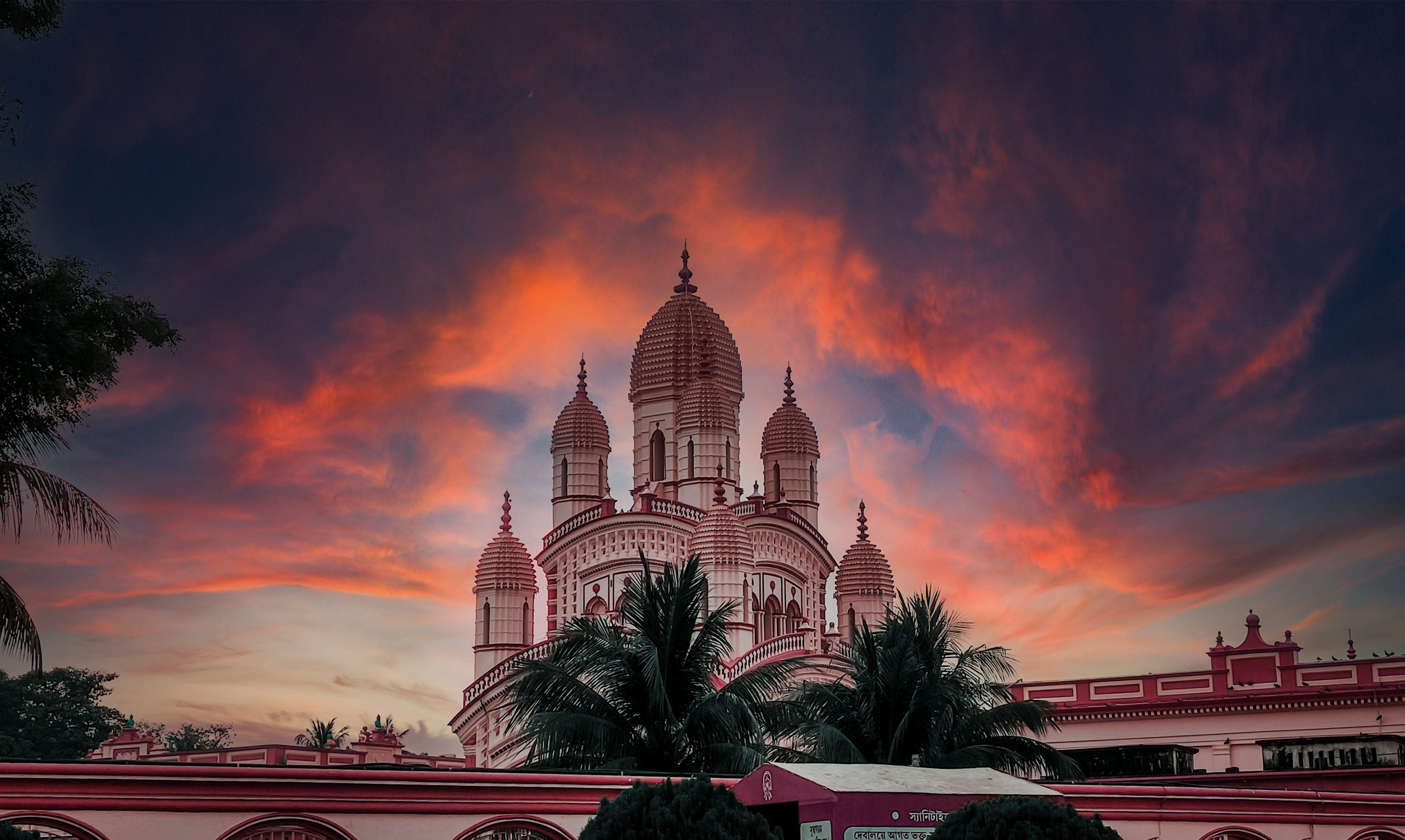 3000x1794 Dakshineswar Kali Temple Picture. Download Free Image