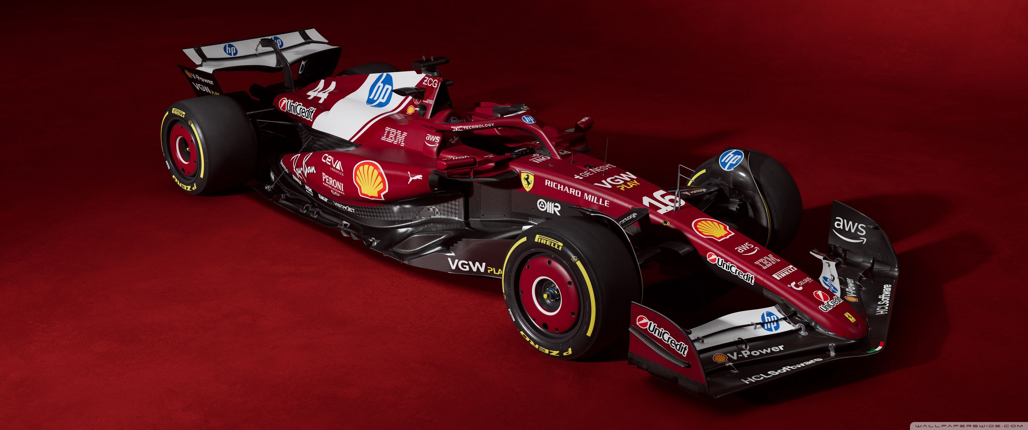 3440x1440 Ferrari F1 2025 4K UHD Wallpaper for UltraHD Desktop and TV : Widescreen and UltraWide Display : Dual Monitor