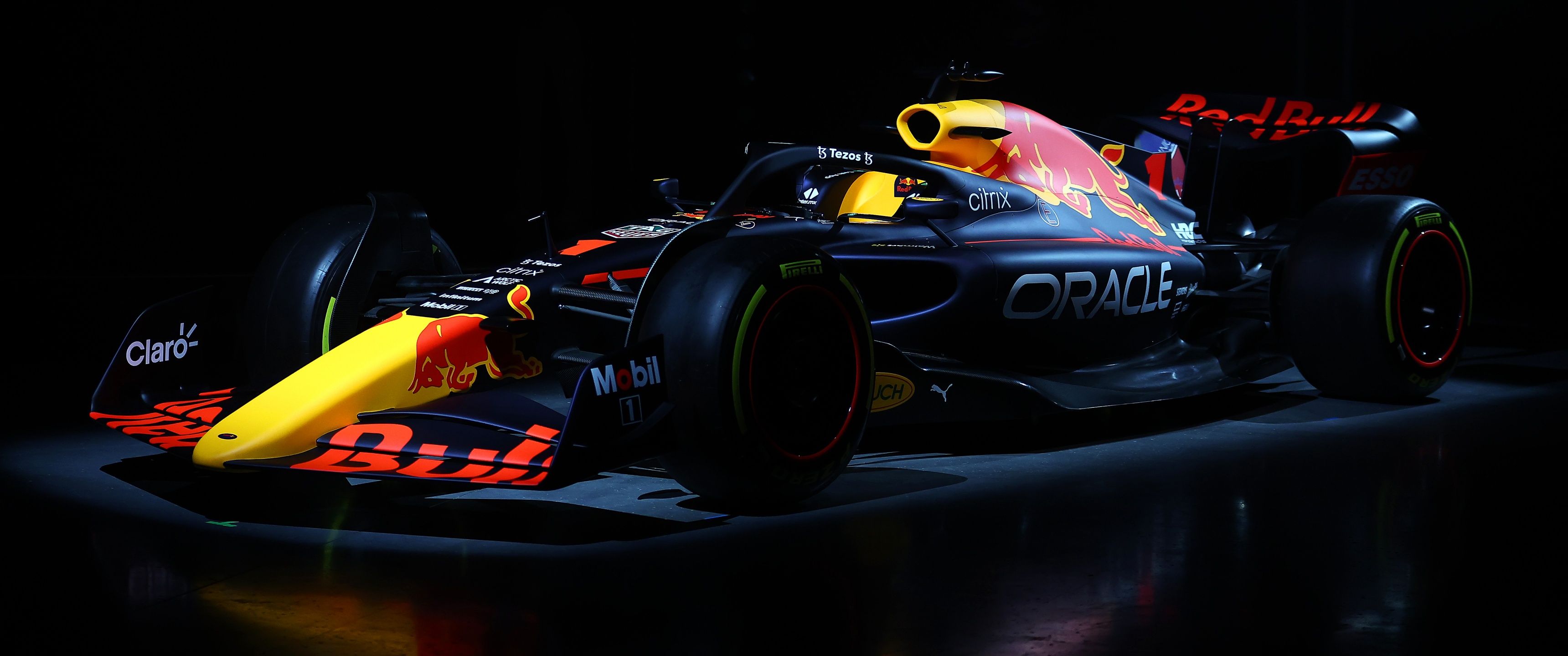 3440x1440 Red Bull RB18 Wallpaper 4K, Red Bull Racing RB18