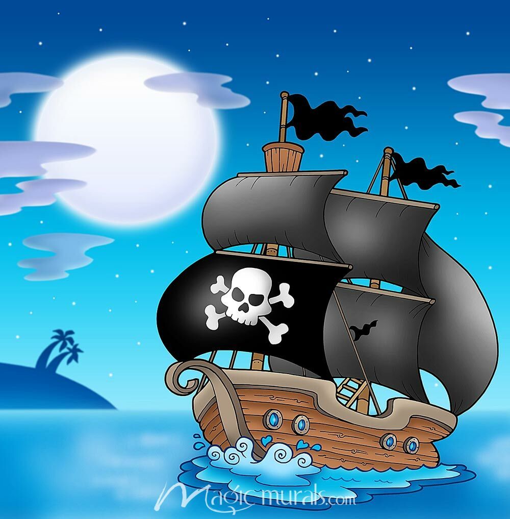 1000x1017 Pirate Ship Sailing