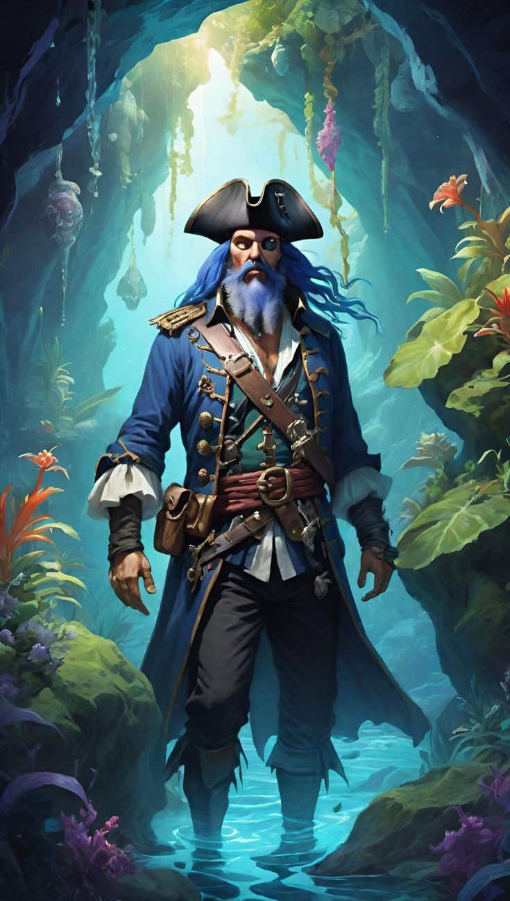 735x1298 Bluebeard Pirate