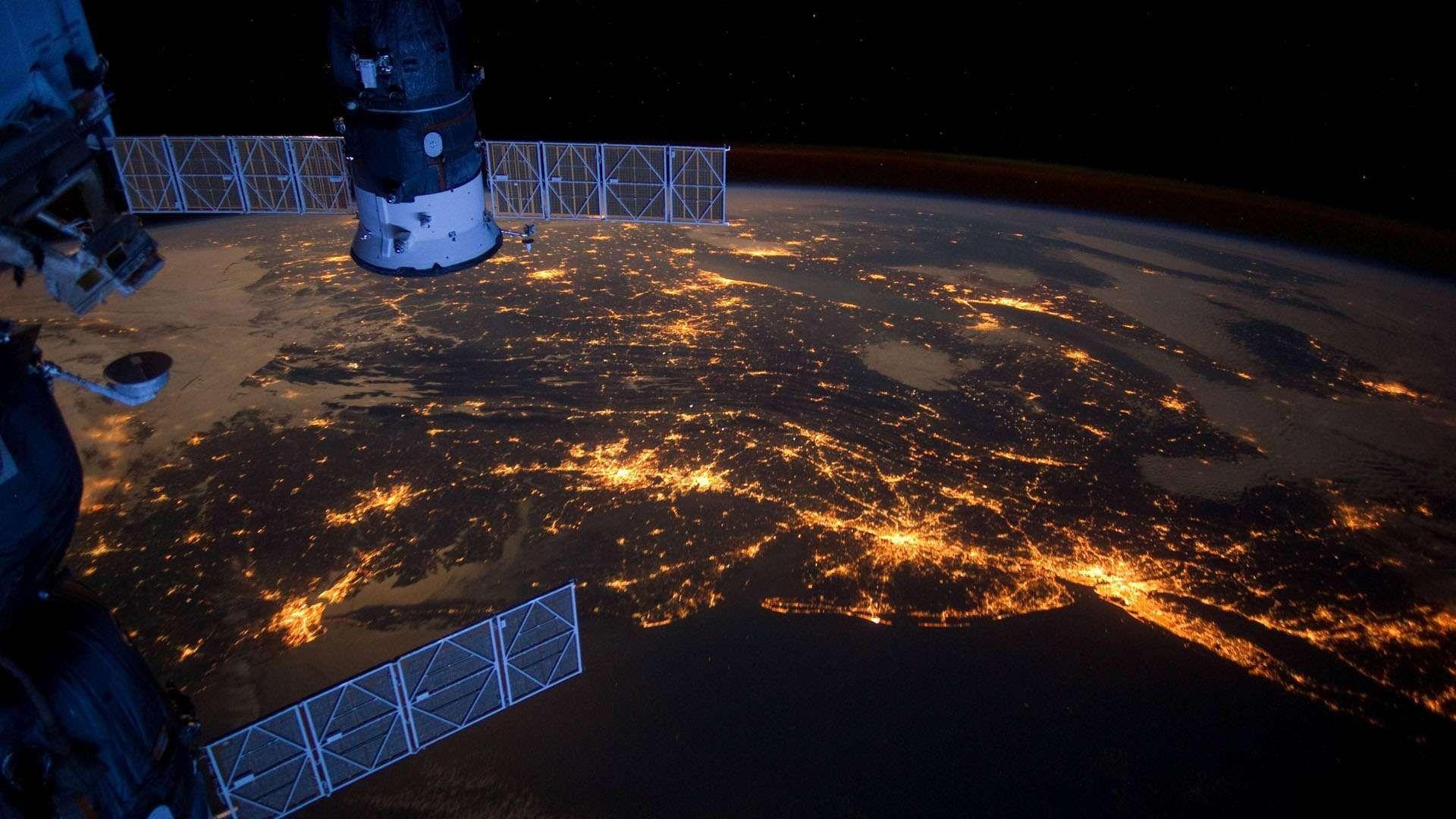 1920x1080 Night Earth View From Iss HD Wallpaperx1080