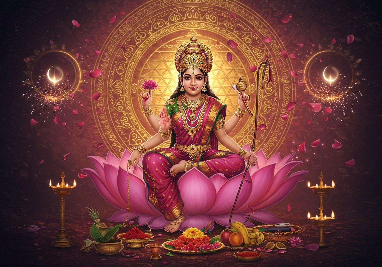 1280x896 Bala Tripura Sundari: The Child Goddess's Significance and Story's Biggest Dashakarma Bhandar