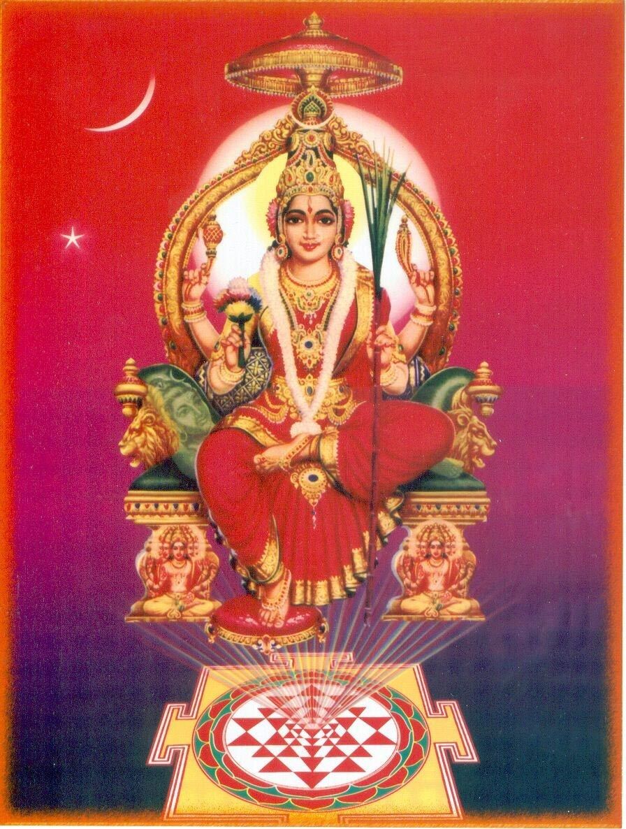 896x1186 Tripura Sundari Wallpaper