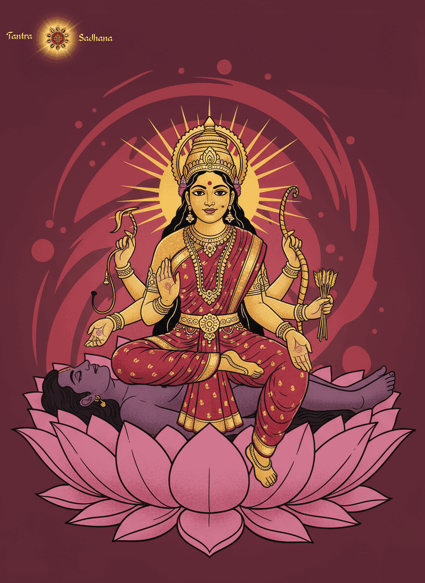 864x1184 Ma Tripura Sundari Image & Forms