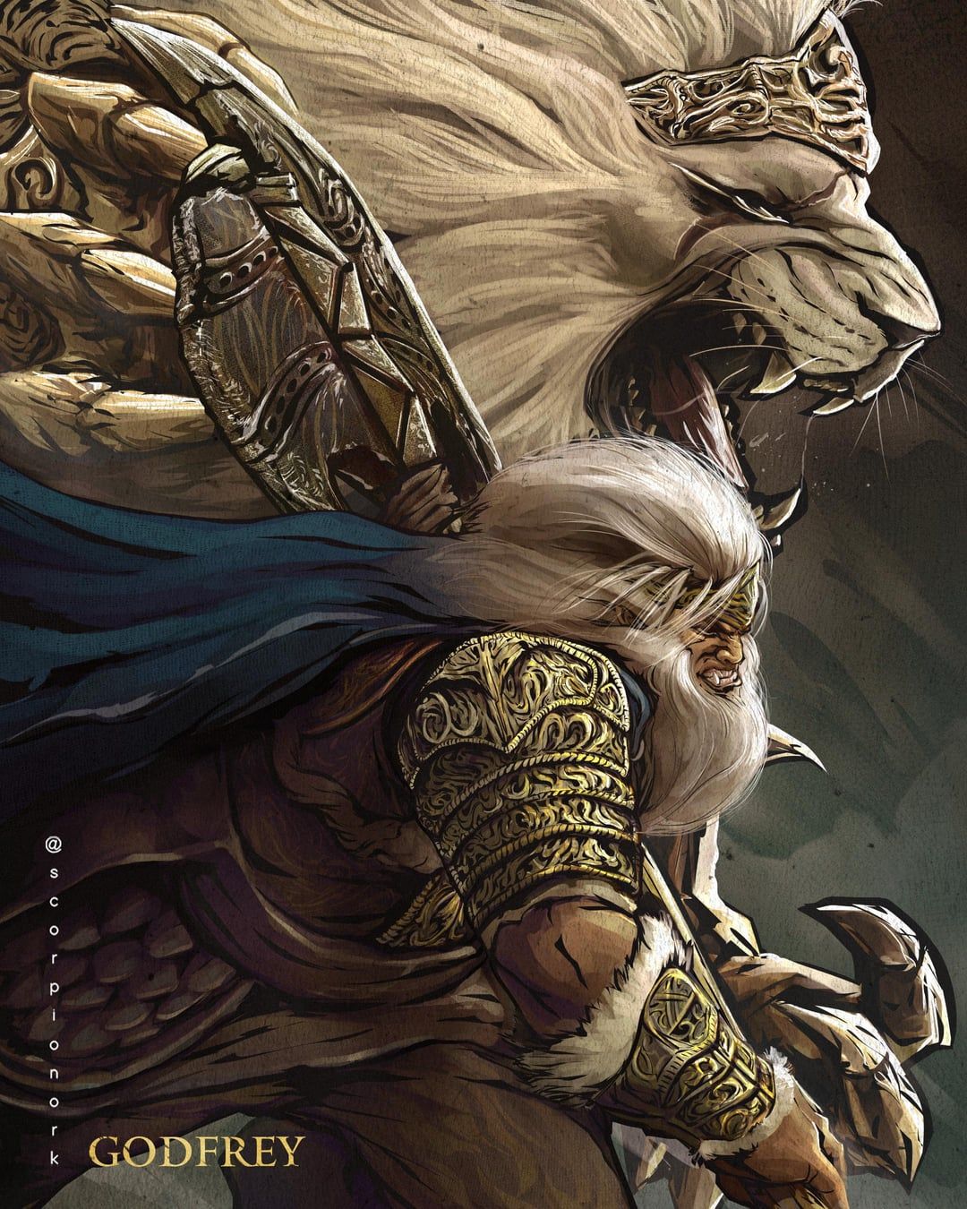 1080x1350 Godfrey, The First Elden Lord [Fan Art]
