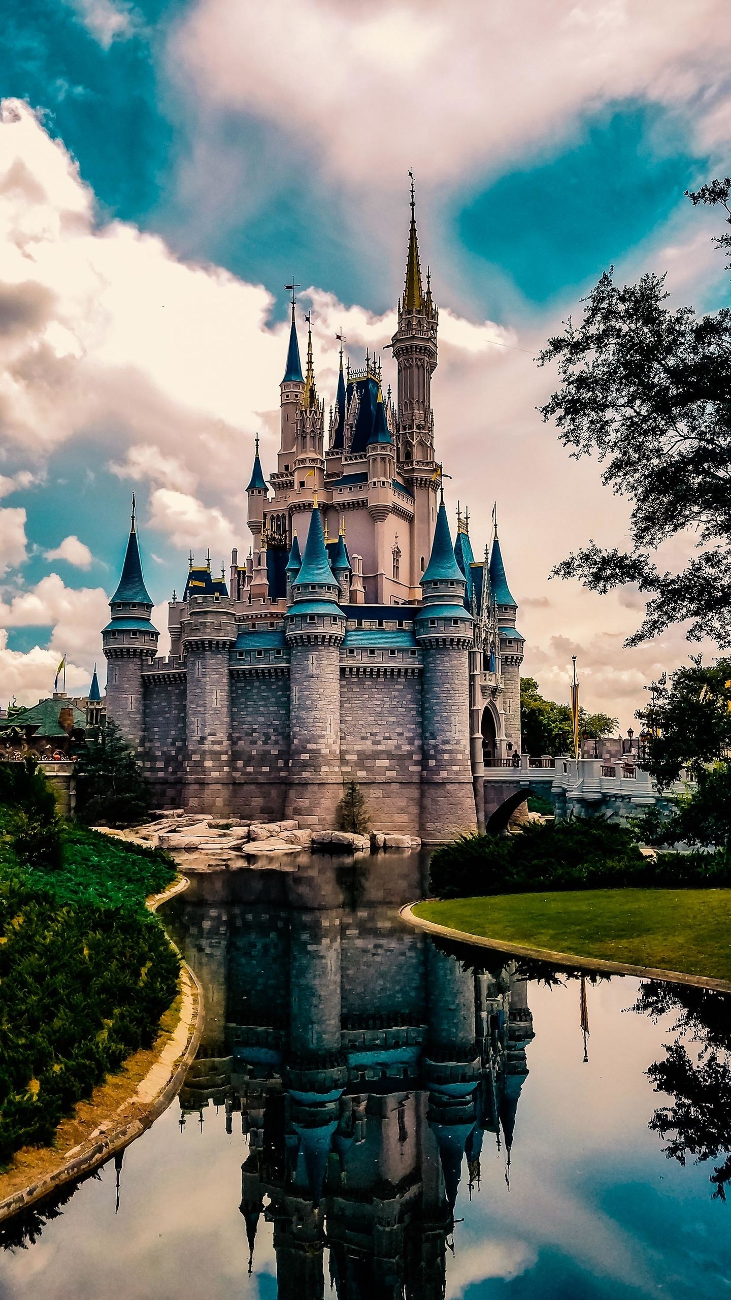 1440x2560 Phone wallpaper: Disney World, Man Made, Castle 1309815