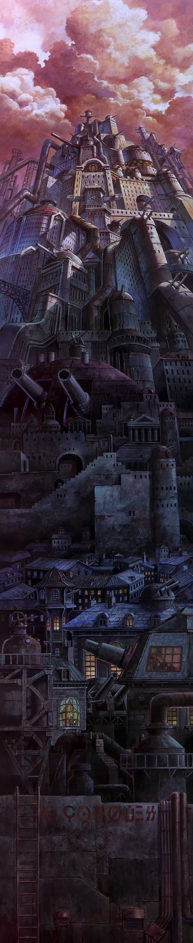640x3126 Cannon Fodder by Katsuhiro Otomo (full view pls)