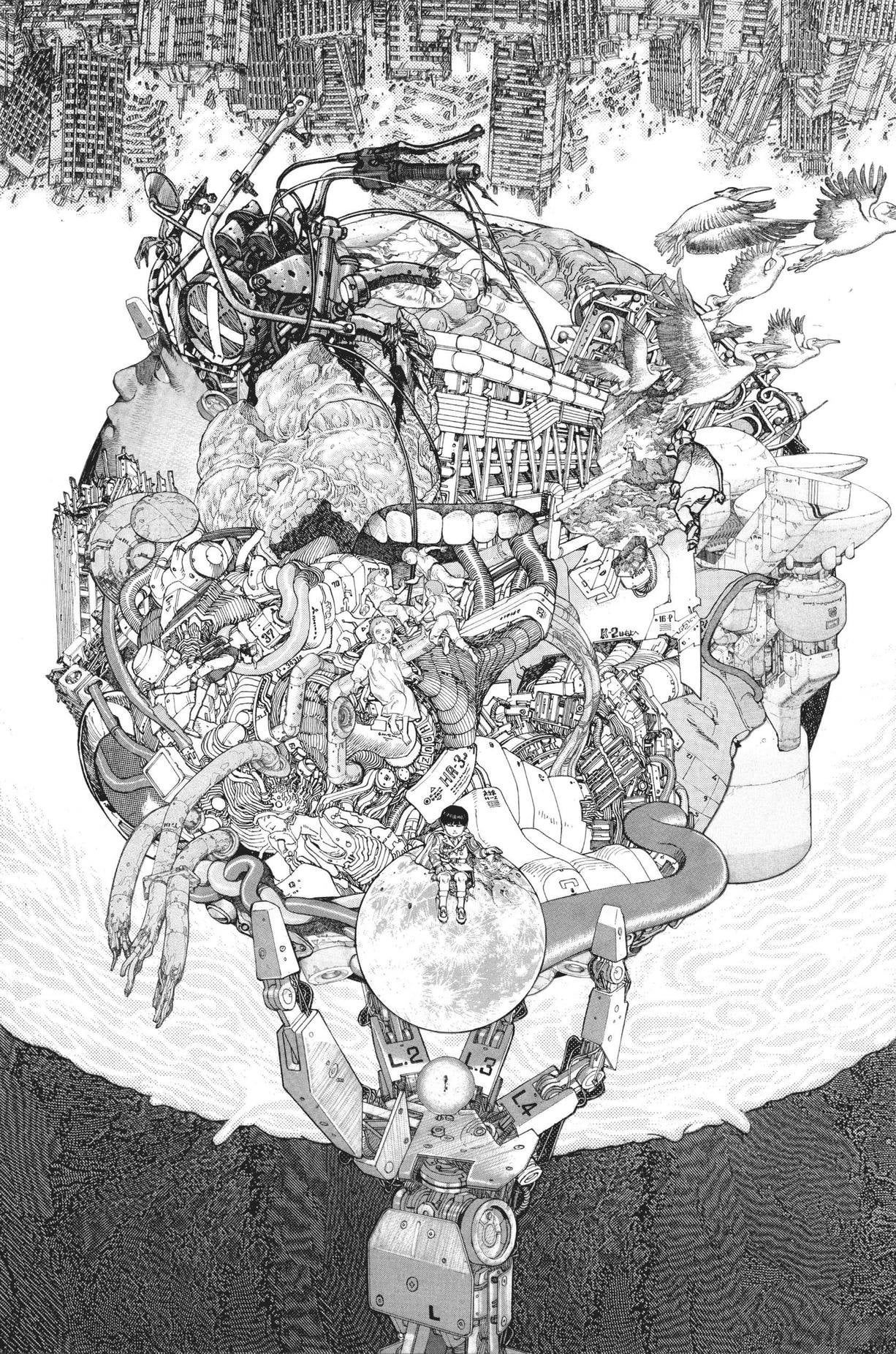 1226x1852 Katsuhiro Otomo poster from his 2012 exhibition