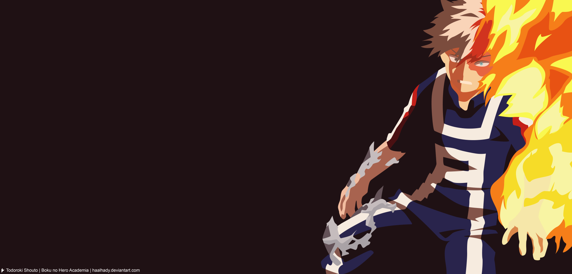 1920x921 Shoto Todoroki in Action Ultra HD Wallpaperx3682