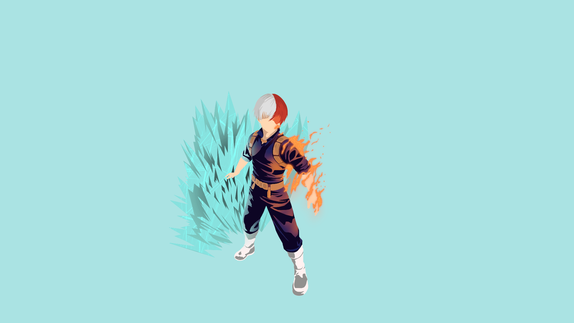 1920x1080 Todoroki Simple Art