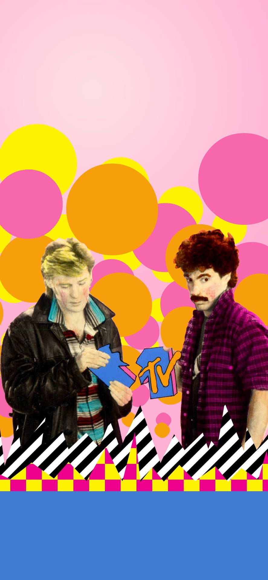 887x1920 Download Retro Art Daryl Hall John Oates Wallpaper