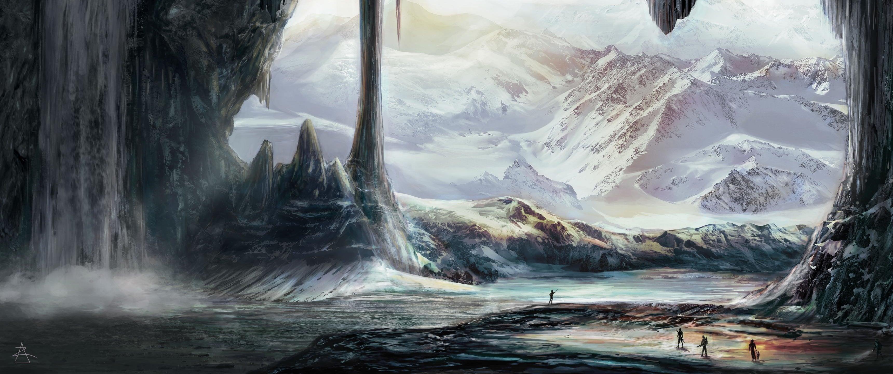 3440x1440 Winter Fantasy 3440x1440 Wallpaper