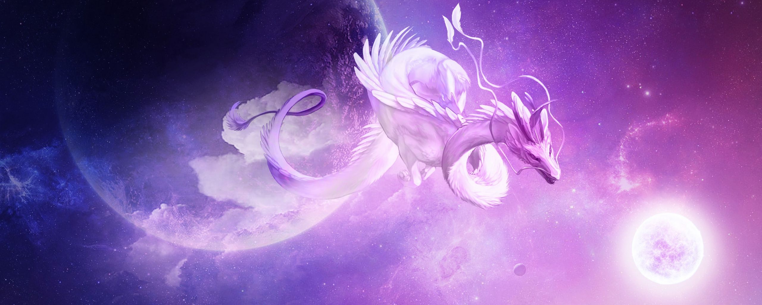 2560x1024 Download wallpaper 2560x1024 dragon, fantasy, art ultrawide monitor HD background